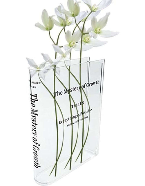 Load image into Gallery viewer, Household Norasia Acrylic Book-shaped Flower Box
