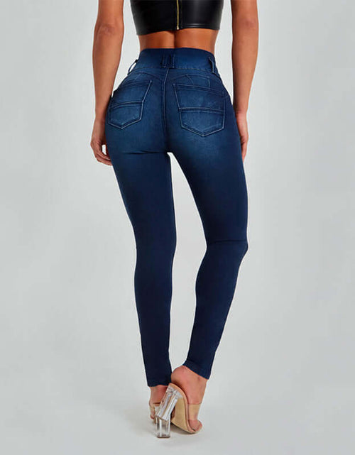 Load image into Gallery viewer, High Waist Jeans Women&#39;s Skinny Trousers Tight Stretch Shaping And Hip Lifting Pants
