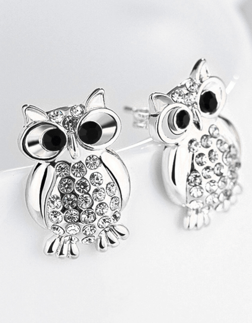 Load image into Gallery viewer, Fashion Owl Earrings

