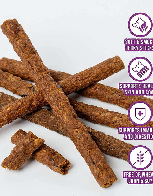 Load image into Gallery viewer, Jerky Dog Treats - Premium Beef, Chicken, &amp; Duck Jerky Sticks for Dogs Variety Packs - Healthy and Natural Jerky Treats Grain Free Made in the USA

