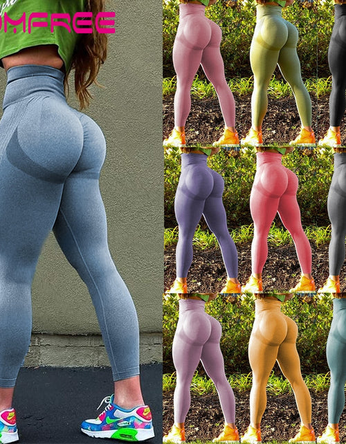Load image into Gallery viewer, Yoga Pants Scrunch Butt Lifting Workout Leggings Sport Tights Women Seamless Booty Legging Gym Sportswear Fitness Clothing
