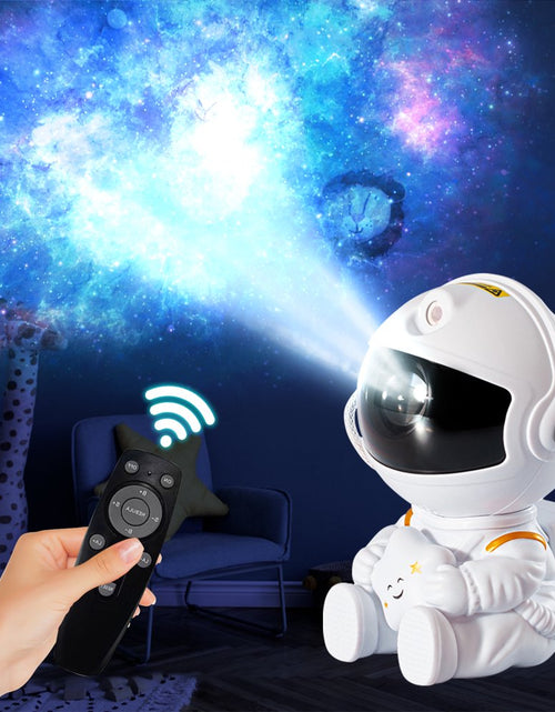 Load image into Gallery viewer, Astronaut Projector Night Light, Star Projector Galaxy Night Light, Astronaut Starry Nebula Ceiling LED Lamp with Timer and Remote, Gift for Kids Adults for Bedroom, Christmas, Birthdays, White

