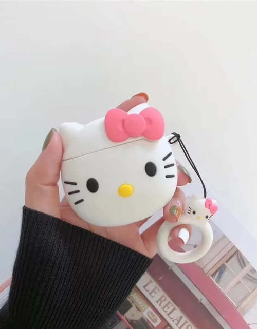 Load image into Gallery viewer, Kawaii Hello Kitty Funda Airpods Cases for 1/2/3/Pro Bluetooth Headset Case Soft Airpods-Cases Hello Kitty for Girl Christma New
